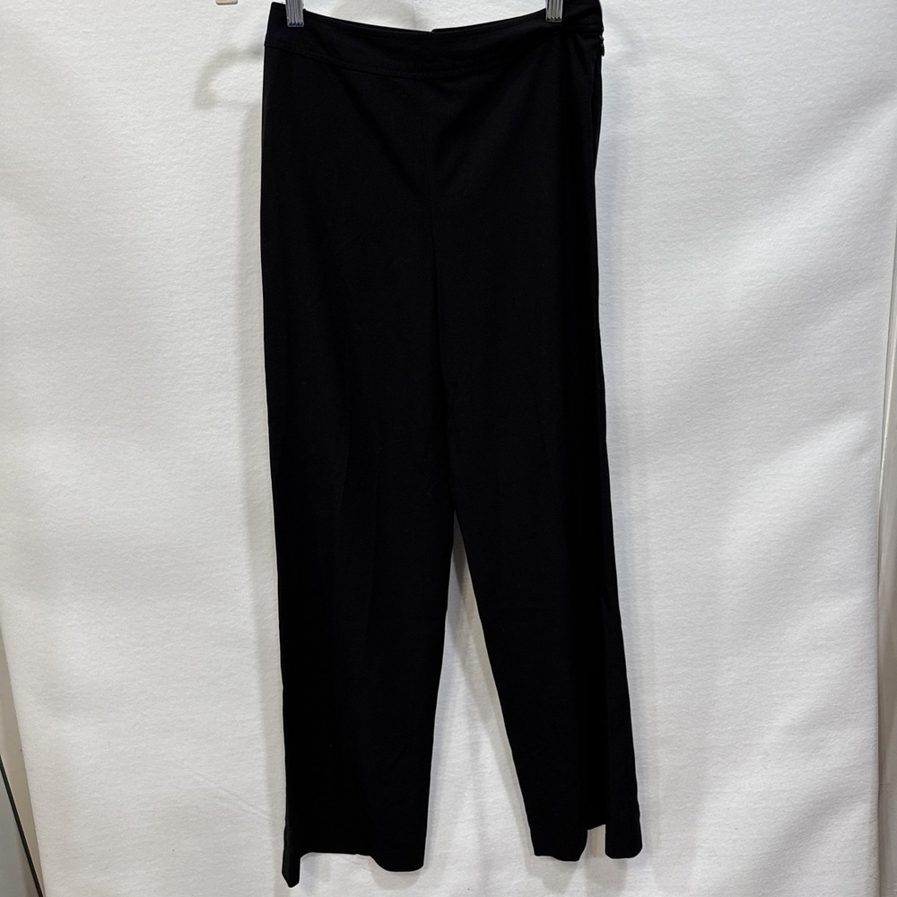 Talbots Pants Size 8‎ Classic Side Zip  Wide  Leg womens